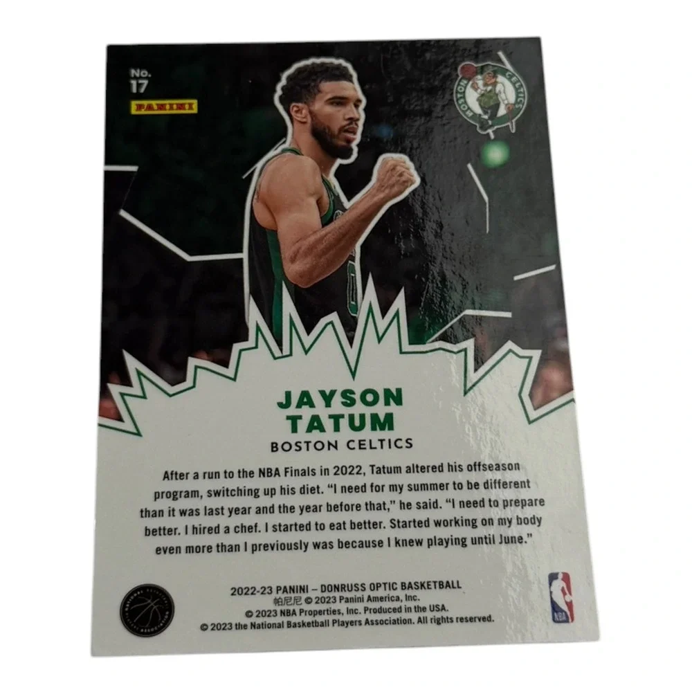 2022-23 Panini Donruss Optic Jayson Tatum My House Boston Celtics No. 17 NBA